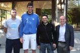 Nicola Benedetti in visita alla scuola di scherma di Castelfranco foto 
