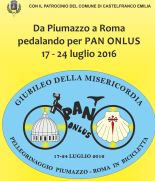 Da Piumazzo a Roma pedalando per Pan Onlus foto 