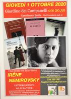 1 ottobre -  Serata con le letture di Irène Nemirosky foto 