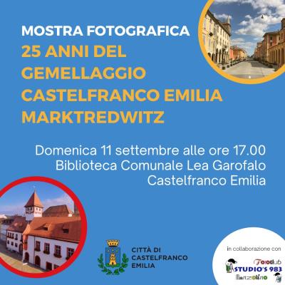 Mostra fotografica 25 anni del gemellaggio Castelfranco Emilia - Marktredwitz foto 