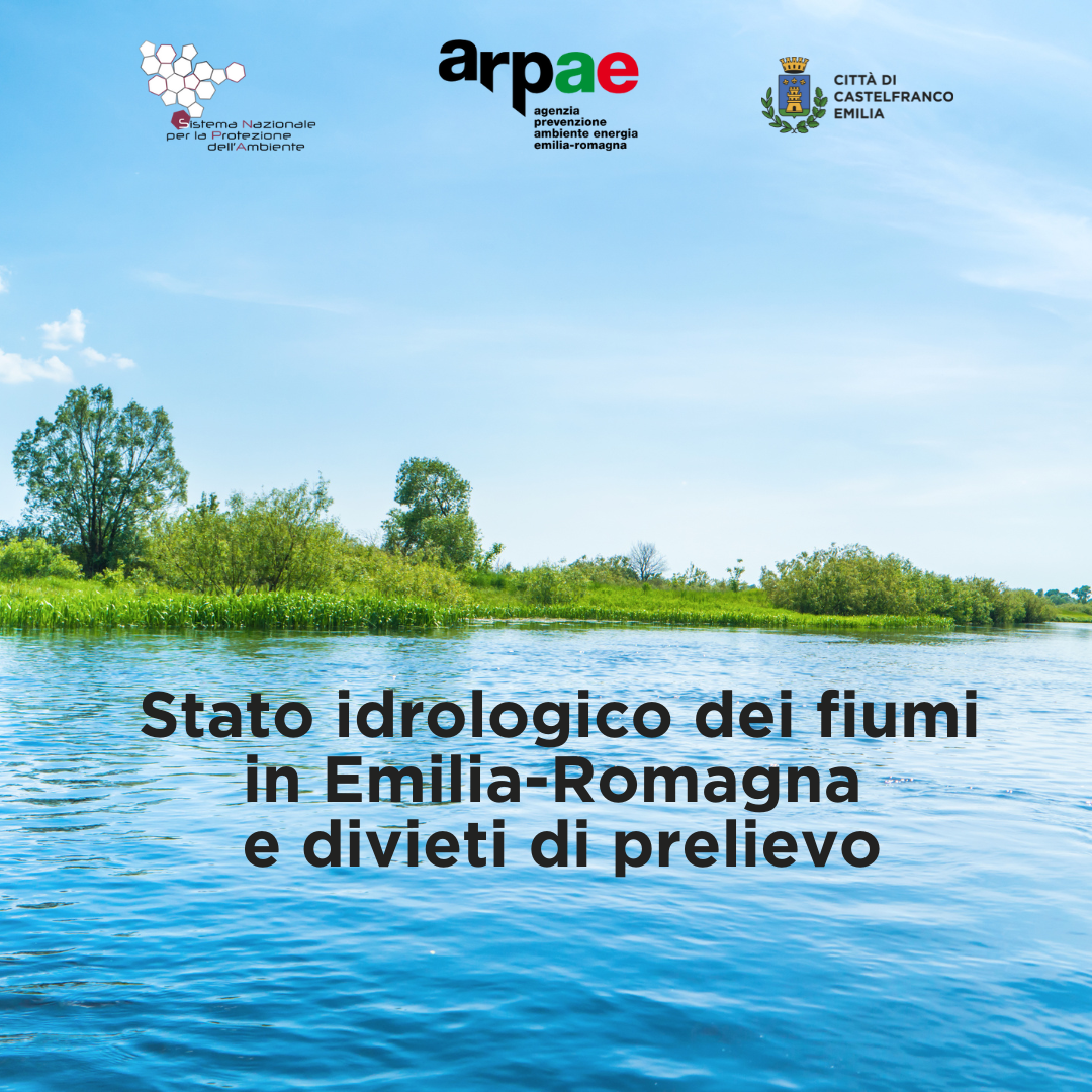 Stato idrologico dei fiumi in Emilia-Romagna e divieti di prelievo foto 