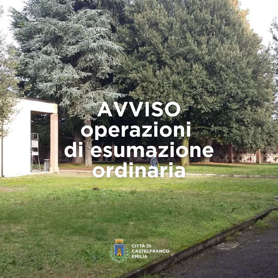 Operazioni cimiteriali foto 