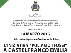 Sabato 14 marzo iniziativa Puliamo i fossi a Castelfranco Emilia  foto 