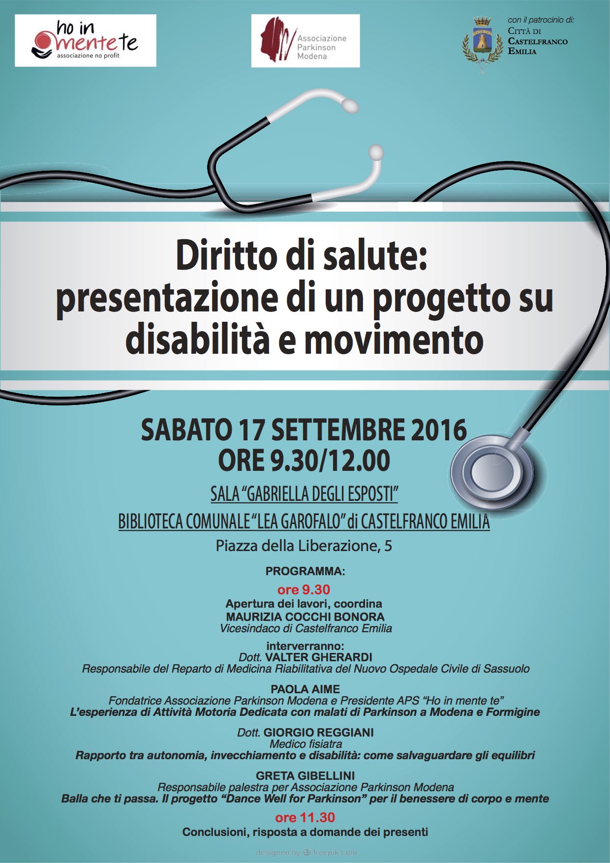 Diritto di salute: presentazione progetto su disabilità e movimento 