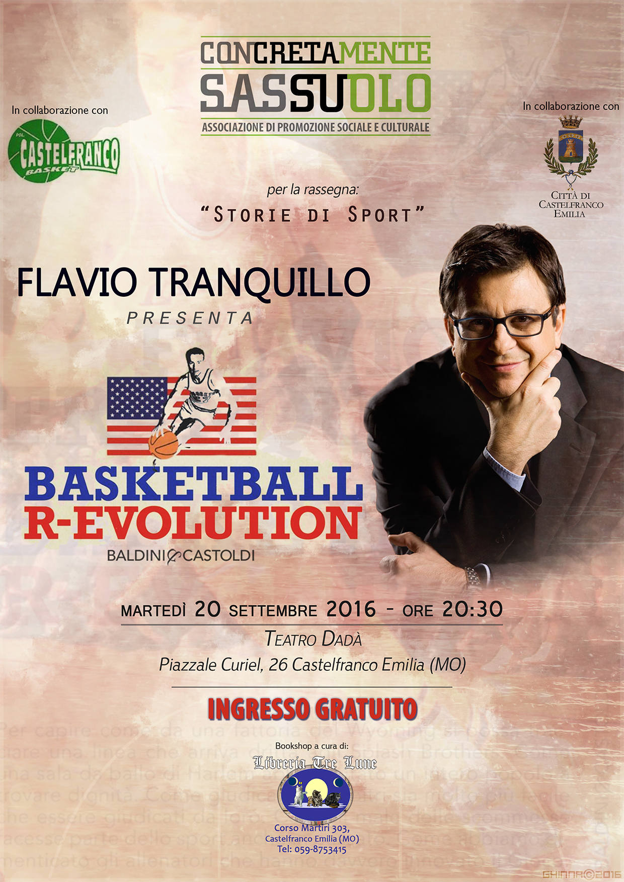 FLAVIO TRANQUILLO PRESENTA 'BASKETBALL R- EVOLUTION'