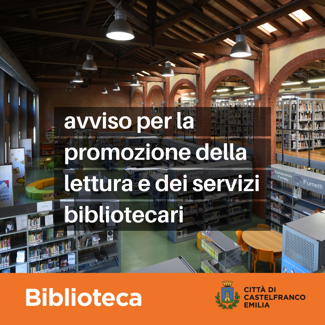 Biblioteca: avviso pubblico per co-progettazione.