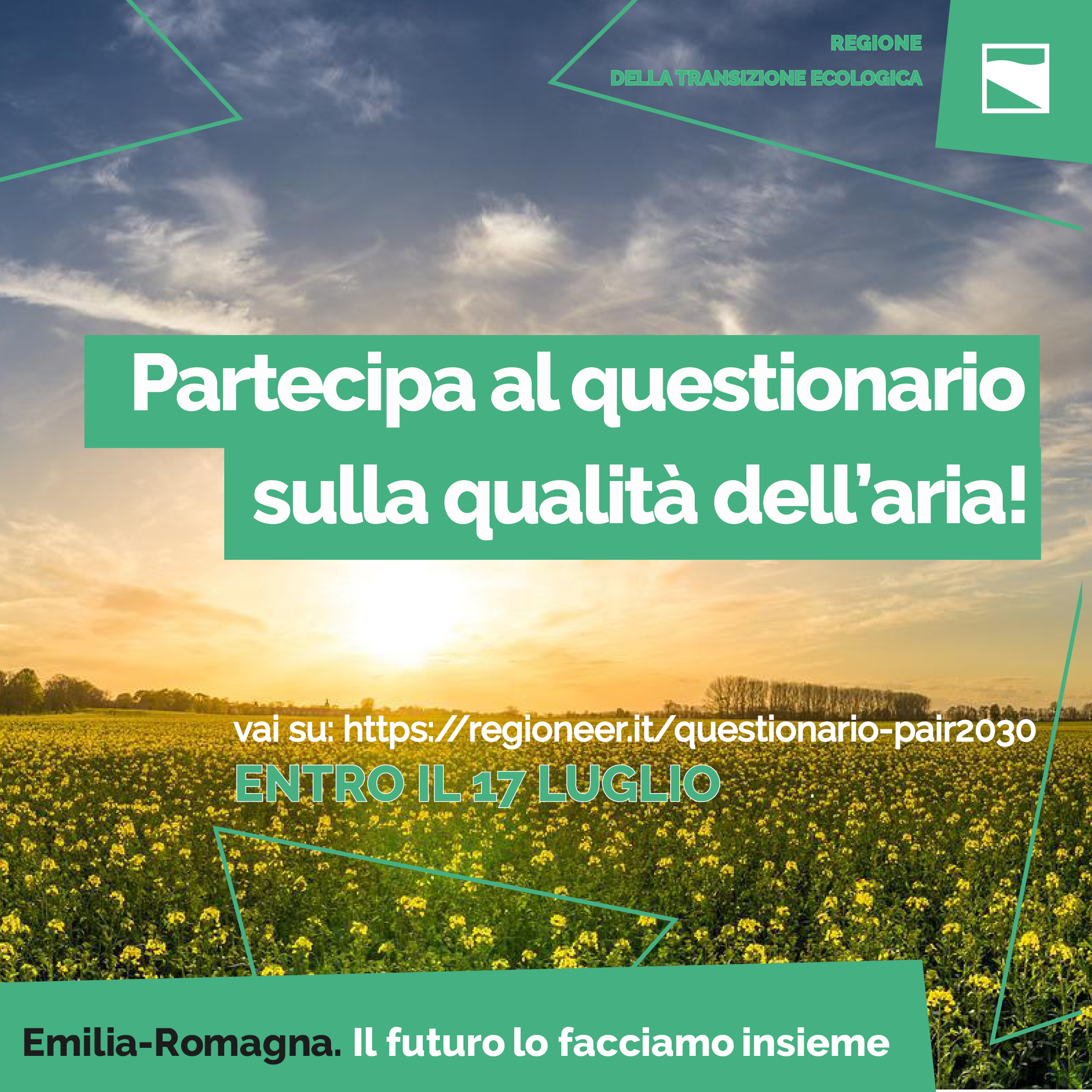 Qualità dell’Aria in Emilia-Romagna, al via un'indagine per dare voce ai cittadini