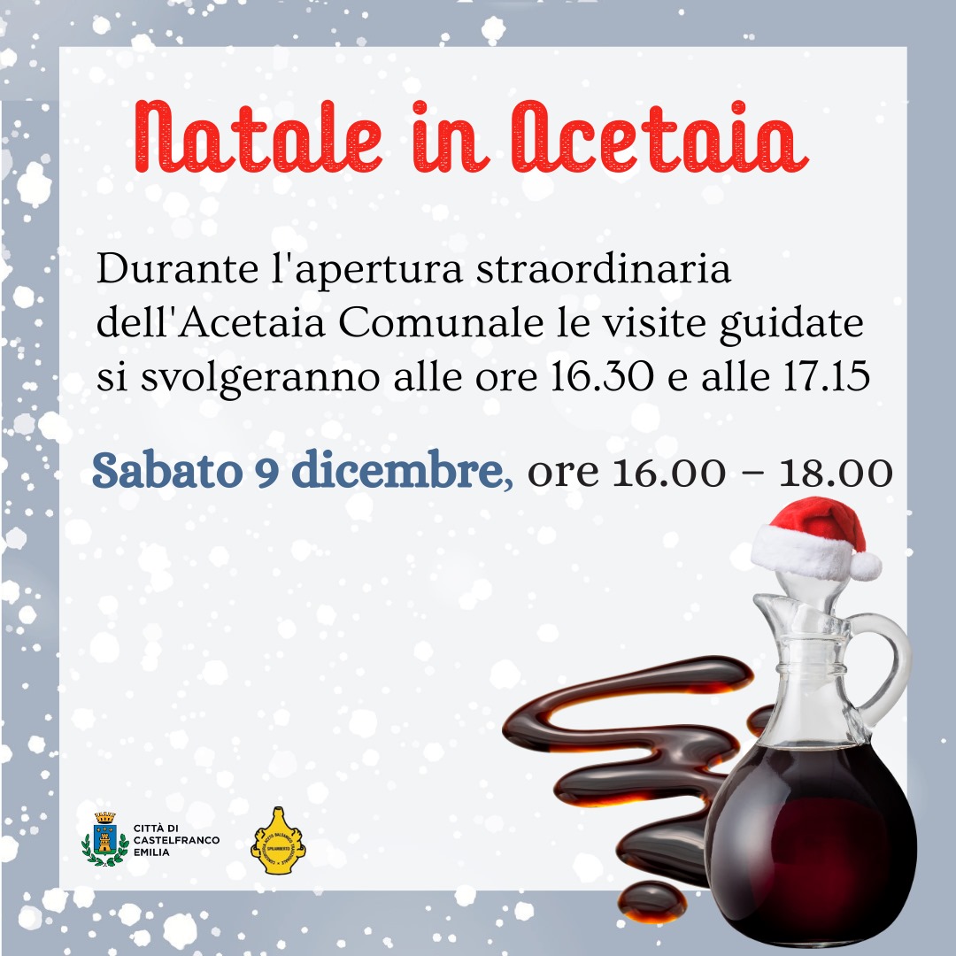 Natale in Acetaia